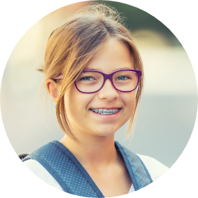 woman smiling at front desk